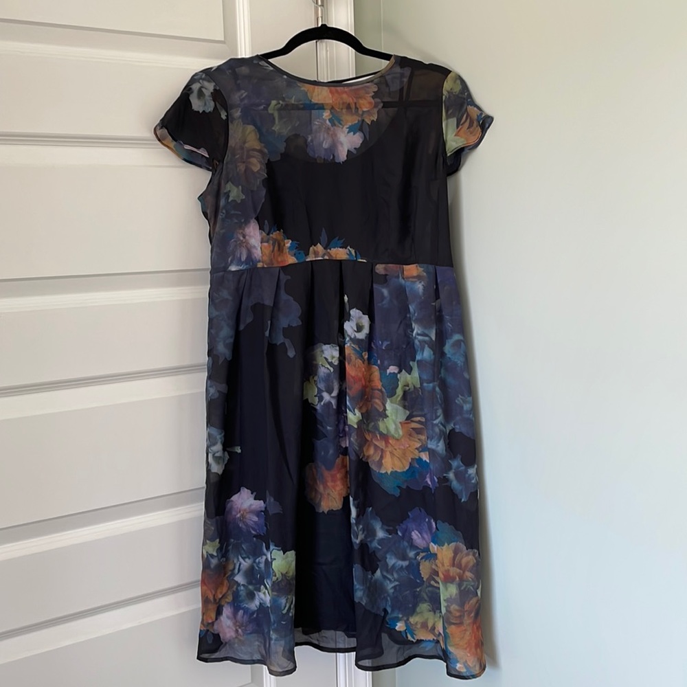Liberty Sage Floral Maternity/Post Pregnancy dress